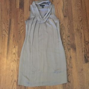 [Kenneth Cole] Silk Shift Dress with Cowl Neck